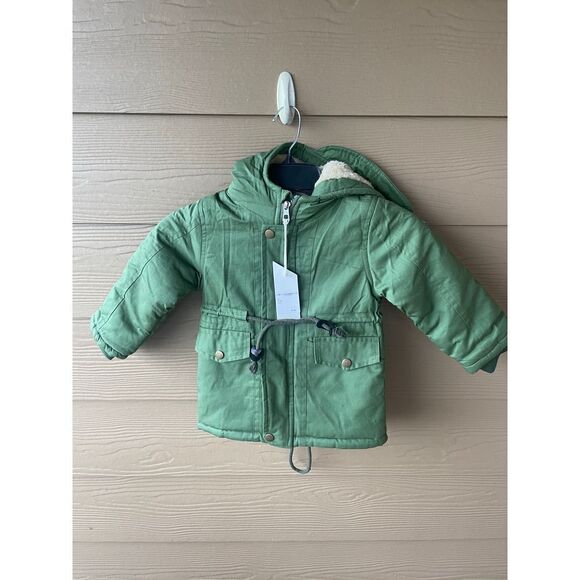 Olive Denim Bay Kids Jacket 3T - Picture 2 of 10